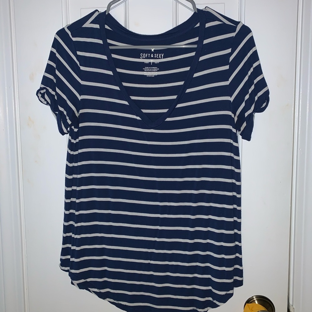 American Eagle XS Striped Top